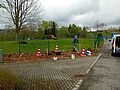18.04.2024 - Weiterführende Arbeiten an der Umzäunung und Pflege der Anlage Foto: Tony Weber, Bockau