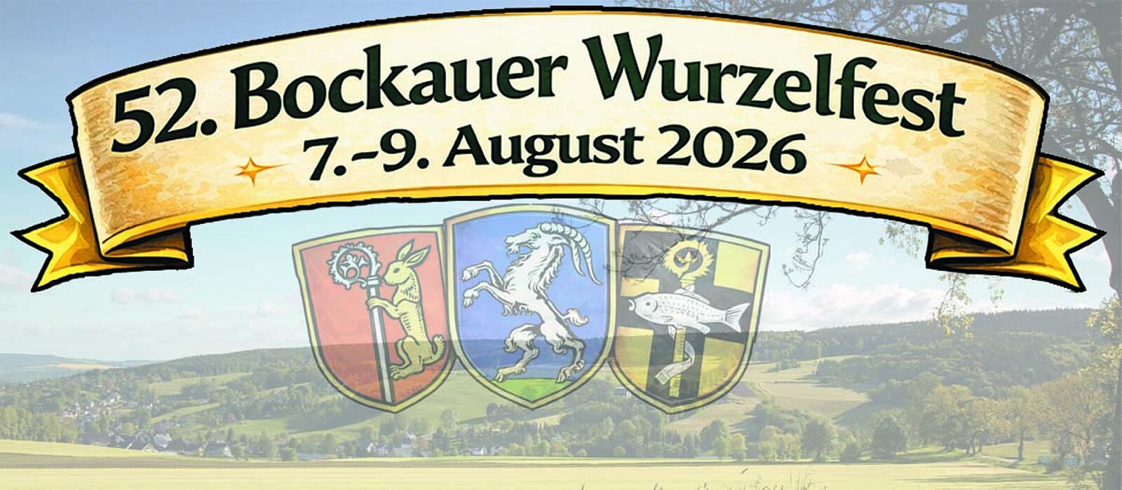 52. Bockauer Wurzelfest und Doppelpartnerschaftsjubiläum 35 Jahre Herrieden und 20 Jahre Neuhof